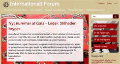 Desktop Screenshot of internationaltforum.dk