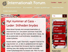 Tablet Screenshot of internationaltforum.dk